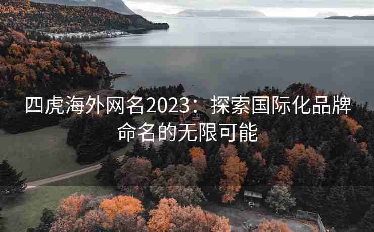 四虎海外网名2023：探索国际化品牌命名的无限可能